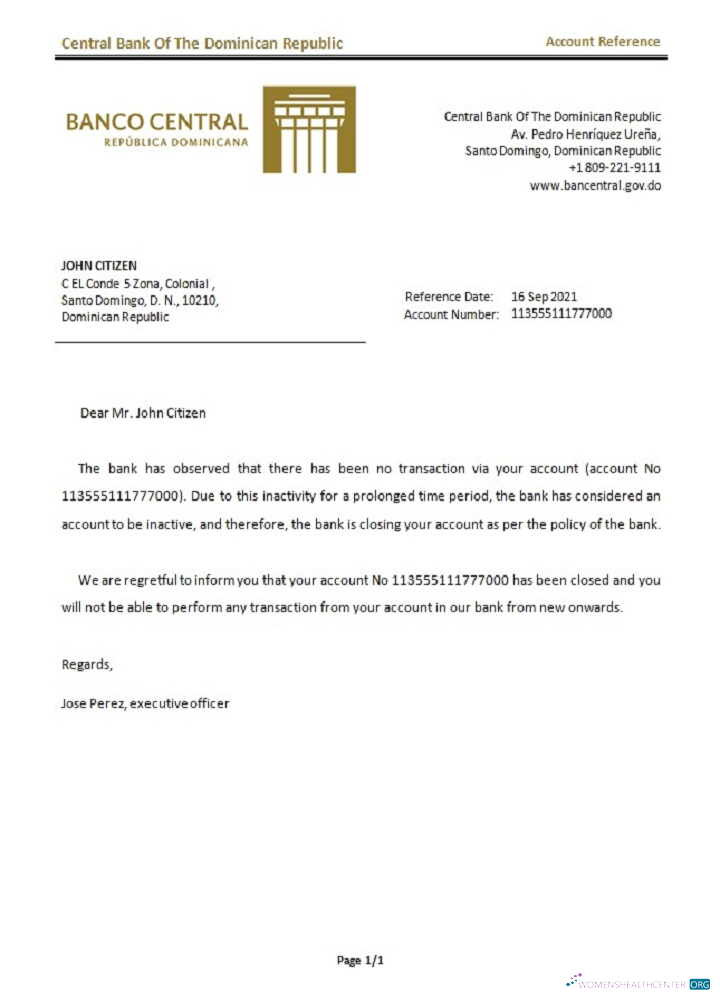 Download Dominica Central Bank closure reference Photoshop template